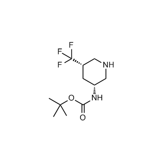 tert-Butyl ((3R,5S)-5-(trifluoromethyl)piperidin-3-yl)carbamate