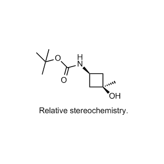 cis-tert-Butyl 3-hydroxy-3-methylcyclobutylcarbamate