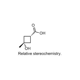 cis-3-Hydroxy-3-methylcyclobutanecarboxylic acid