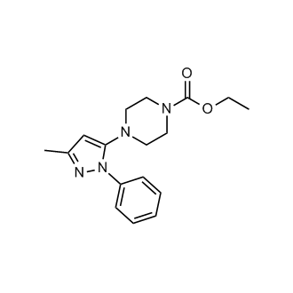Ethyl 4-(3-methyl-1-phenyl-1H-pyrazol-5-yl)piperazine-1-carboxylate