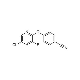 4-((5-Chloro-3-fluoropyridin-2-yl)oxy)benzonitrile