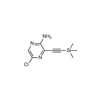 5-Chloro-3-(2-trimethylsilylethynyl)pyrazin-2-amine