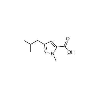 3-Isobutyl-1-methyl-1H-pyrazole-5-carboxylic acid