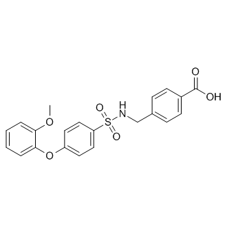 4-(((4-(2-Methoxyphenoxy)phenyl)sulfonamido)methyl)benzoic acid
