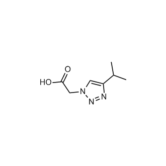 2-(4-Isopropyl-1H-1,2,3-triazol-1-yl)acetic acid