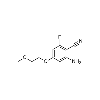 2-Amino-6-fluoro-4-(2-methoxyethoxy)benzonitrile