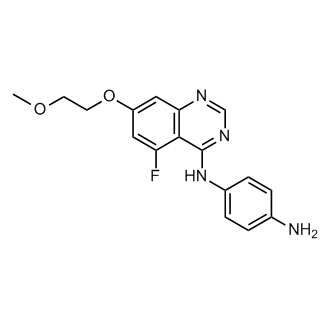 N1-(5-Fluoro-7-(2-methoxyethoxy)quinazolin-4-yl)benzene-1,4-diamine
