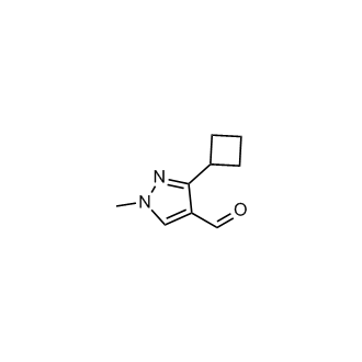 3-Cyclobutyl-1-methyl-1H-pyrazole-4-carbaldehyde