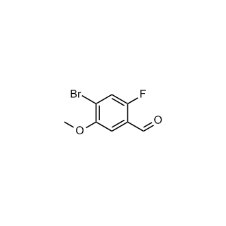 4-Bromo-2-fluoro-5-methoxybenzaldehyde