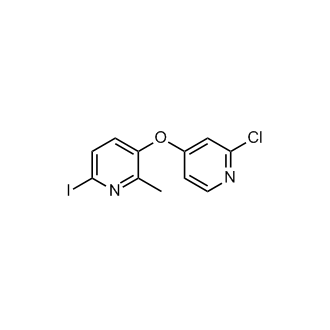 3-((2-Chloropyridin-4-yl)oxy)-6-iodo-2-methylpyridine