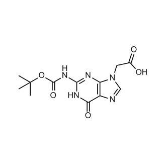 2-(2-((tert-Butoxycarbonyl)amino)-6-oxo-1H-purin-9(6H)-yl)acetic acid