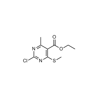 Ethyl 2-chloro-4-methyl-6-(methylthio)pyrimidine-5-carboxylate