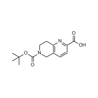 6-(tert-Butoxycarbonyl)-5,6,7,8-tetrahydro-1,6-naphthyridine-2-carboxylic acid