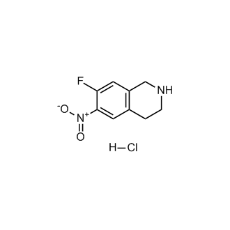 7-Fluoro-6-nitro-1,2,3,4-tetrahydroisoquinoline hydrochloride