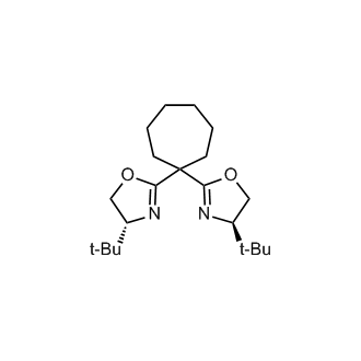 (4R,4'R)-2,2'-(Cycloheptane-1,1-diyl)bis(4-tert-butyl-4,5-dihydrooxazole)