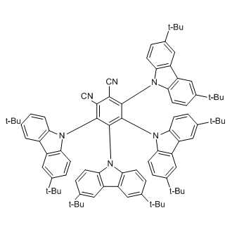 3,4,5,6-tetrakis(3,6-di-t-Butylcarbazol-9-yl)- 1,2-dicyanobenzene