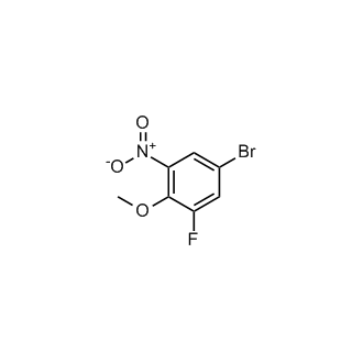 5-Bromo-1-fluoro-2-methoxy-3-nitrobenzene