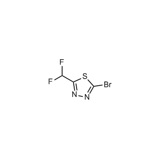 2-Bromo-5-(difluoromethyl)-1,3,4-thiadiazole