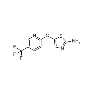 5-((5-(Trifluoromethyl)pyridin-2-yl)oxy)thiazol-2-amine