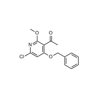 1-(4-(Benzyloxy)-6-chloro-2-methoxypyridin-3-yl)ethan-1-one