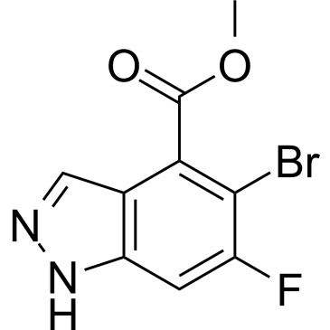 Methyl 5-bromo-6-fluoro-1H-indazole-4-carboxylate