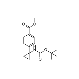 Methyl 4-(1-((tert-butoxycarbonyl)amino)cyclopropyl)benzoate