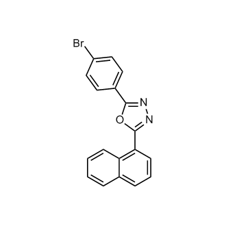 2-(4-Bromophenyl)-5-(1-naphthyl)-1,3,4-oxadiazole