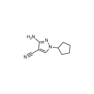 3-Amino-1-cyclopentyl-1H-pyrazole-4-carbonitrile