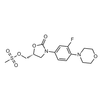 (R)-(3-(3-Fluoro-4-morpholinophenyl)-2-oxooxazolidin-5-yl)methyl methanesulfonate