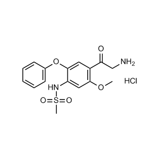 N-(4-(2-Aminoacetyl)-5-methoxy-2-phenoxyphenyl)methanesulfonamide hydrochloride