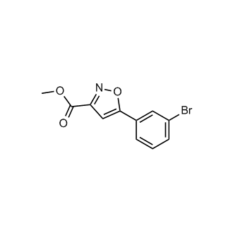 Methyl 5-(3-bromophenyl)isoxazole-3-carboxylate
