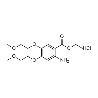 Ethyl 2-amino-4,5-bis(2-methoxyethoxy)benzoate hydrochloride