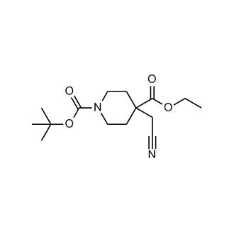 1-tert-Butyl 4-ethyl 4-(cyanomethyl)piperidine-1,4-dicarboxylate
