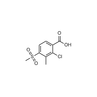 2-Chloro-3-methyl-4-(methylsulfonyl)benzoic acid