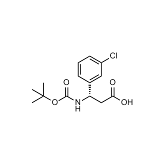 (S)-3-((tert-Butoxycarbonyl)amino)-3-(3-chlorophenyl)propanoic acid
