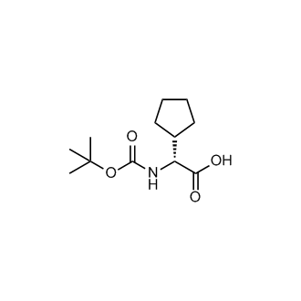 (R)-2-((tert-Butoxycarbonyl)amino)-2-cyclopentylacetic acid