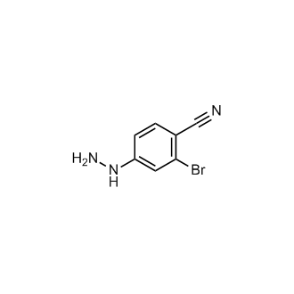 2-Bromo-4-hydrazinylbenzonitrile