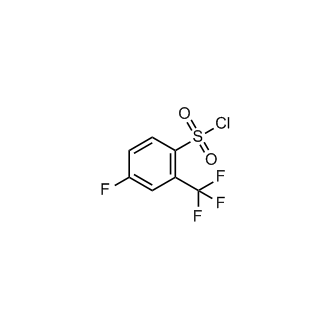 4-Fluoro-2-(trifluoromethyl)benzene-1-sulfonyl chloride
