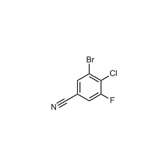 3-Bromo-4-chloro-5-fluorobenzonitrile
