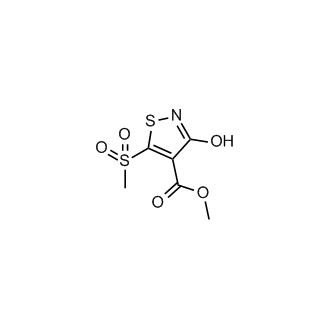 Methyl 3-hydroxy-5-(methylsulfonyl)isothiazole-4-carboxylate