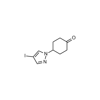4-(4-Iodo-1H-pyrazol-1-yl)cyclohexanone