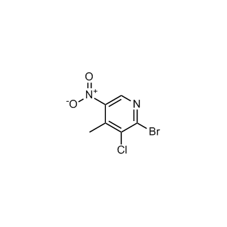 2-Bromo-3-chloro-4-methyl-5-nitropyridine