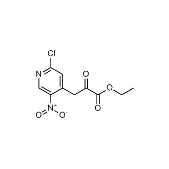 Ethyl 3-(2-chloro-5-nitropyridin-4-yl)-2-oxopropanoate