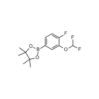 2-(3-(Difluoromethoxy)-4-fluorophenyl)-4,4,5,5-tetramethyl-1,3,2-dioxaborolane