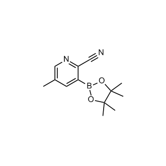 5-Methyl-3-(tetramethyl-1,3,2-dioxaborolan-2-yl)pyridine-2-carbonitrile