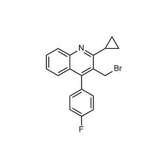 3-(bromomethyl)-2-cyclopropyl-4-(4-fluorophenyl)quinoline (Pitavastatin Impurity)