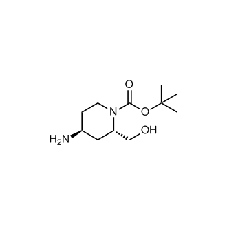 Tert-butyl (2S,4S)-4-amino-2-(hydroxymethyl)piperidine-1-carboxylate