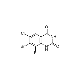 7-Bromo-6-chloro-8-fluoroquinazoline-2,4(1H,3H)-dione