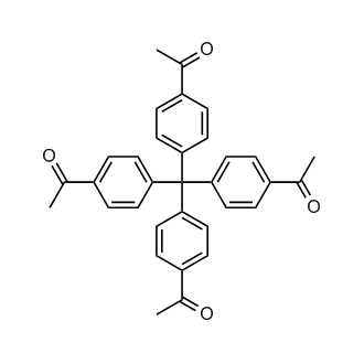 Tetrakis(4-acetylphenyl)methane