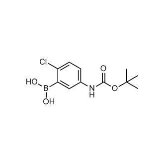(5-((Tert-butoxycarbonyl)amino)-2-chlorophenyl)boronic acid